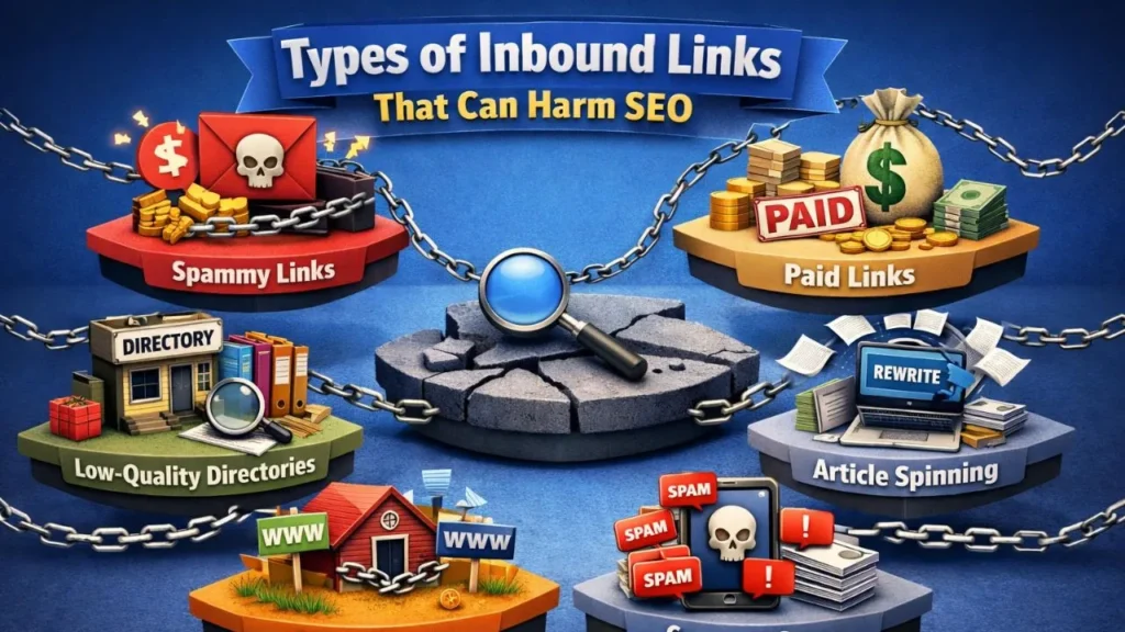 Types of Inbound Links That Can Harm SEO
