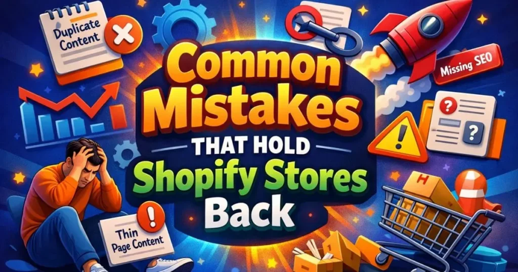 Common Mistakes That Hold Shopify Stores Back