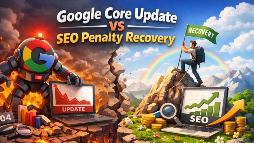 Google Core Update vs SEO Penalty Recovery
