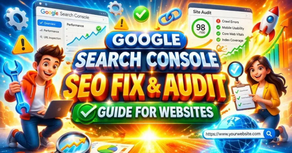 Google Search Console SEO Fix and Audit Guide for Websites