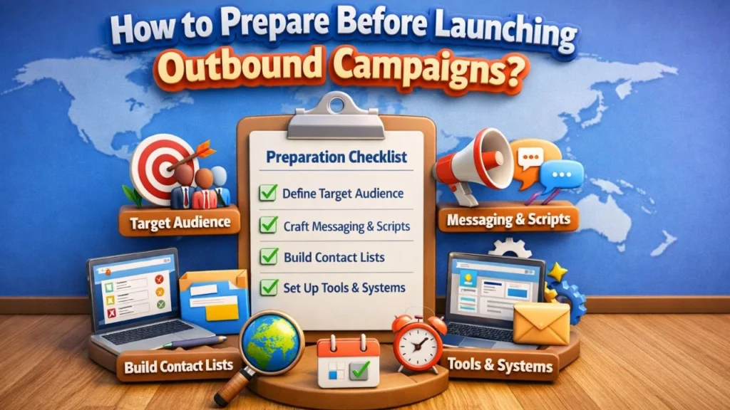 How to prepare before launching outbound campaigns?