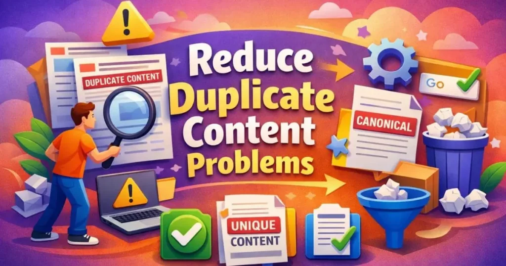 Reduce Duplicate Content Problems
