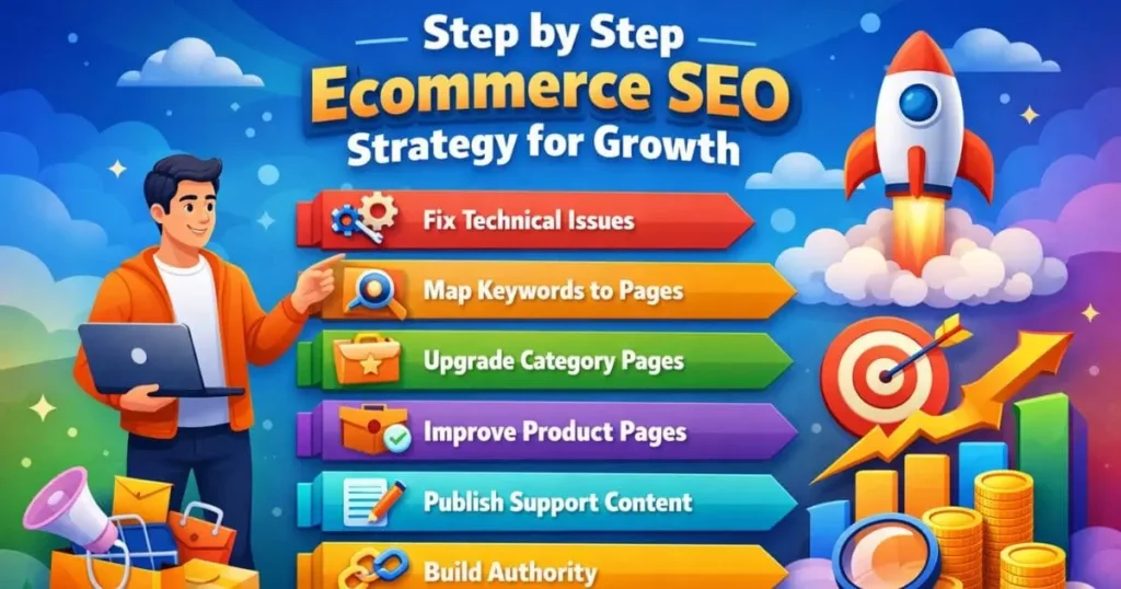 Step by Step Ecommerce SEO Strategy for Growth