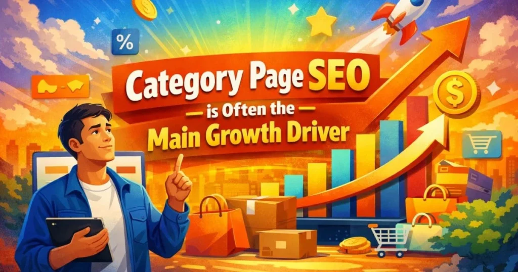 Category page SEO is often the main growth driver