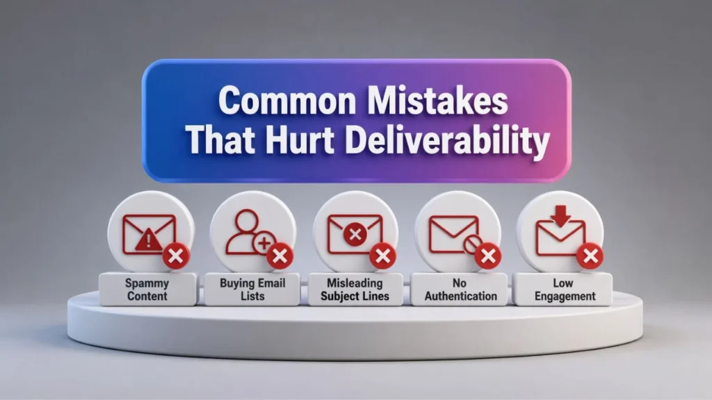 Common Mistakes That Hurt Deliverability