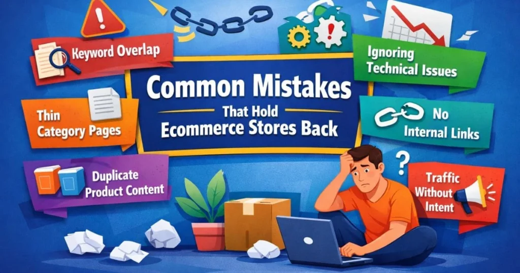 Common mistakes that hold ecommerce stores back