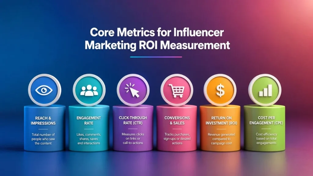 Core Metrics for Influencer Marketing ROI Measurement