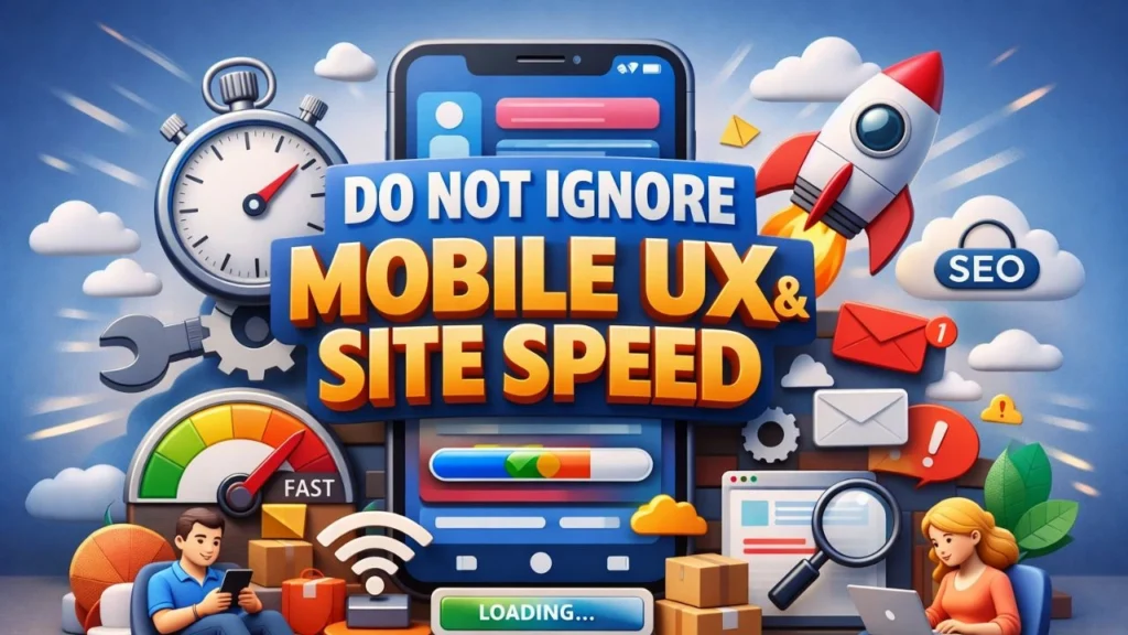 Do Not Ignore Mobile UX and Site Speed