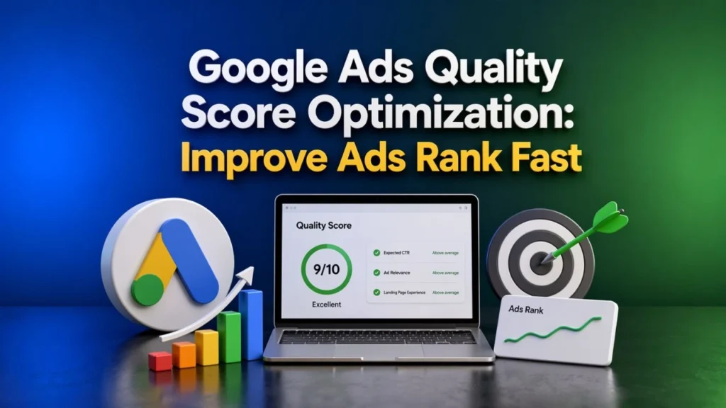 Google Ads Quality Score Optimization: Improve Ads Rank Fast