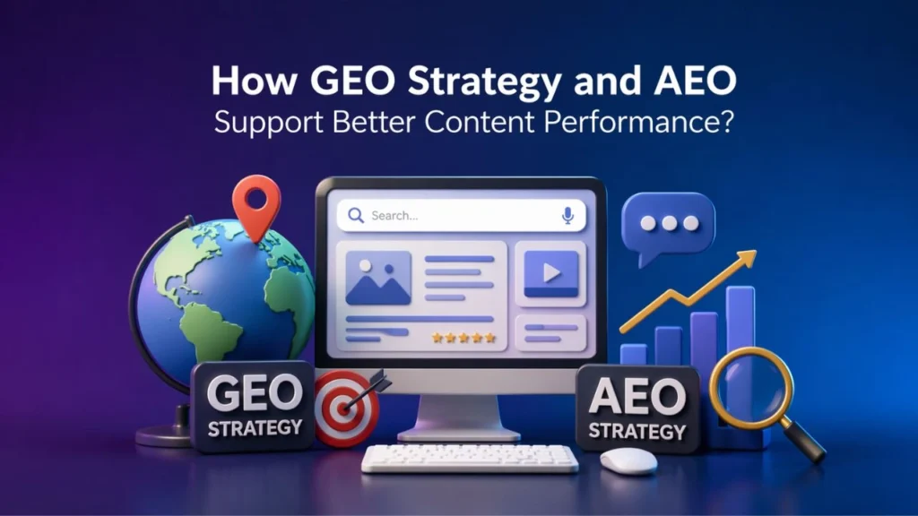 How GEO Strategy and AEO Support Better Content Performance?