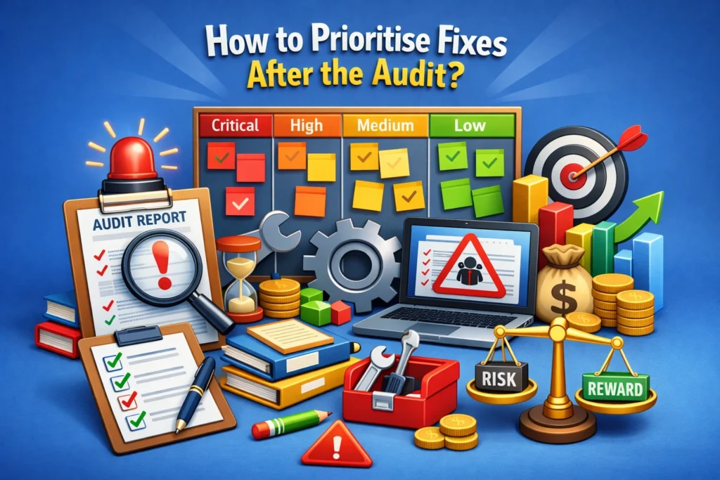 How to Prioritise Fixes After the Audit?