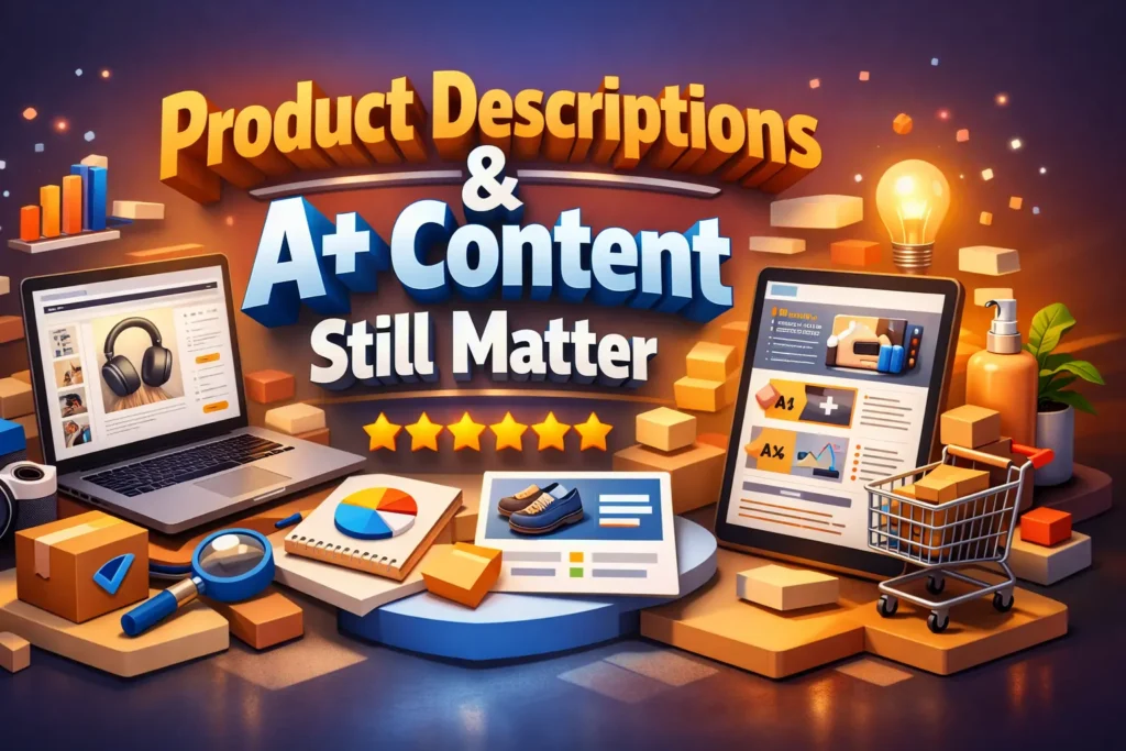 Product Descriptions and A Plus Content Still Matter