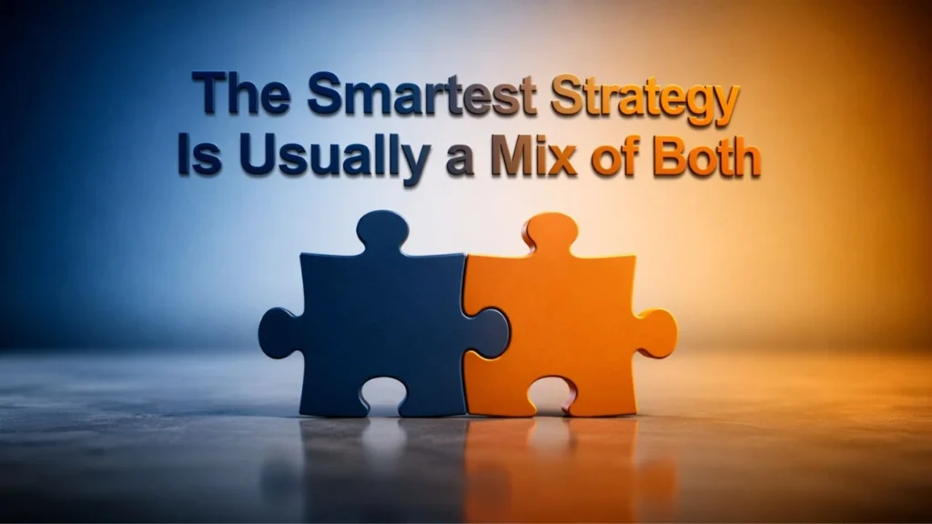 The Smartest Strategy Is Usually a Mix of Both