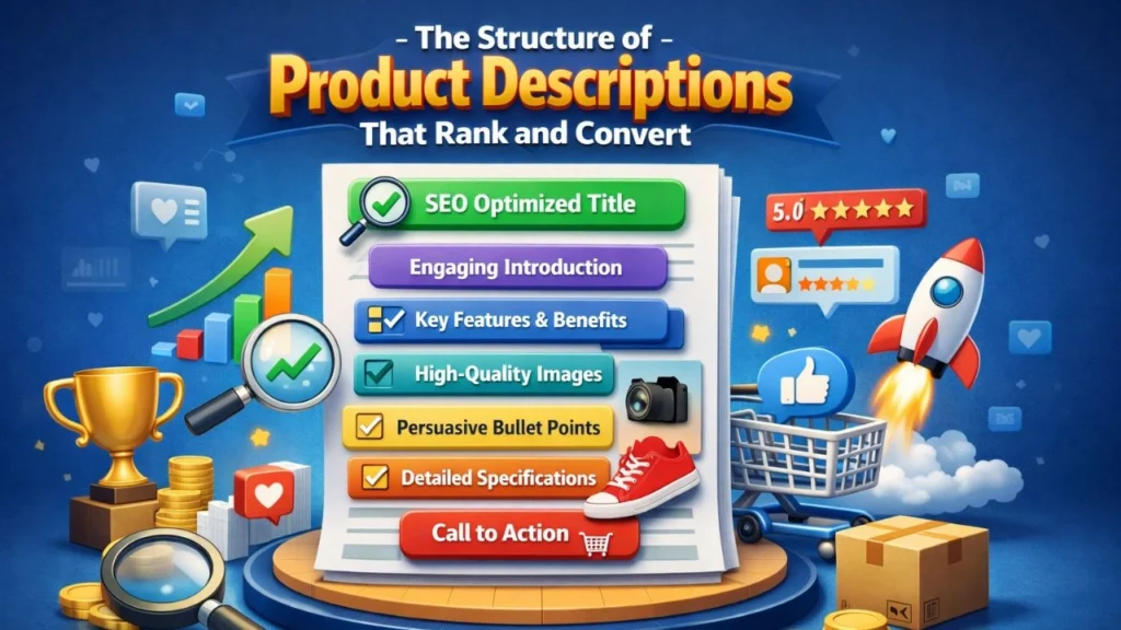 The Structure of Product Descriptions That Rank and Convert