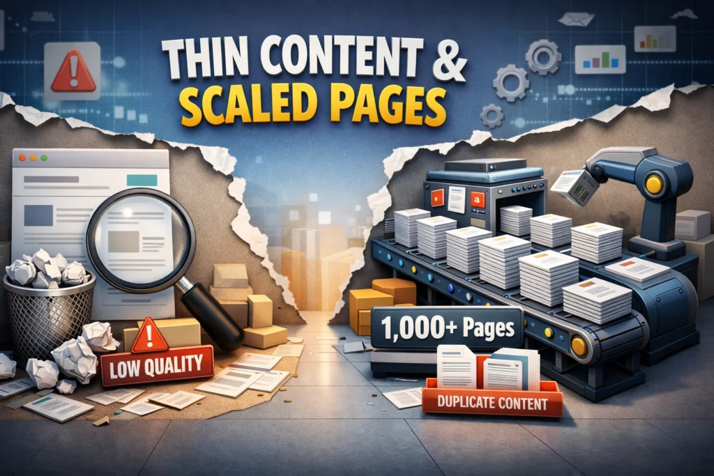 Thin Content and Scaled Pages