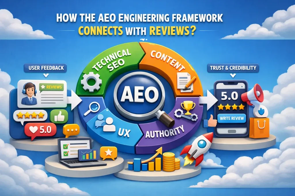 How the AEO Engineering Framework Connects With Reviews?