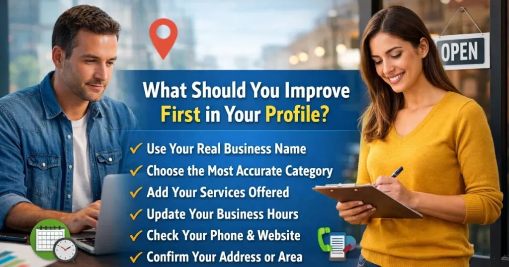 What should you improve first in your profile