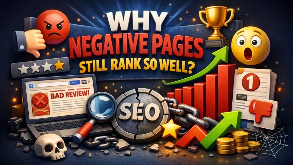 Why Negative Pages Still Rank So Well?