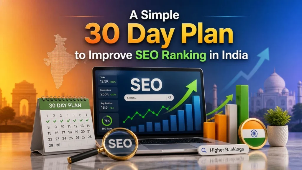 A Simple 30 Day Plan to Improve SEO Ranking in India