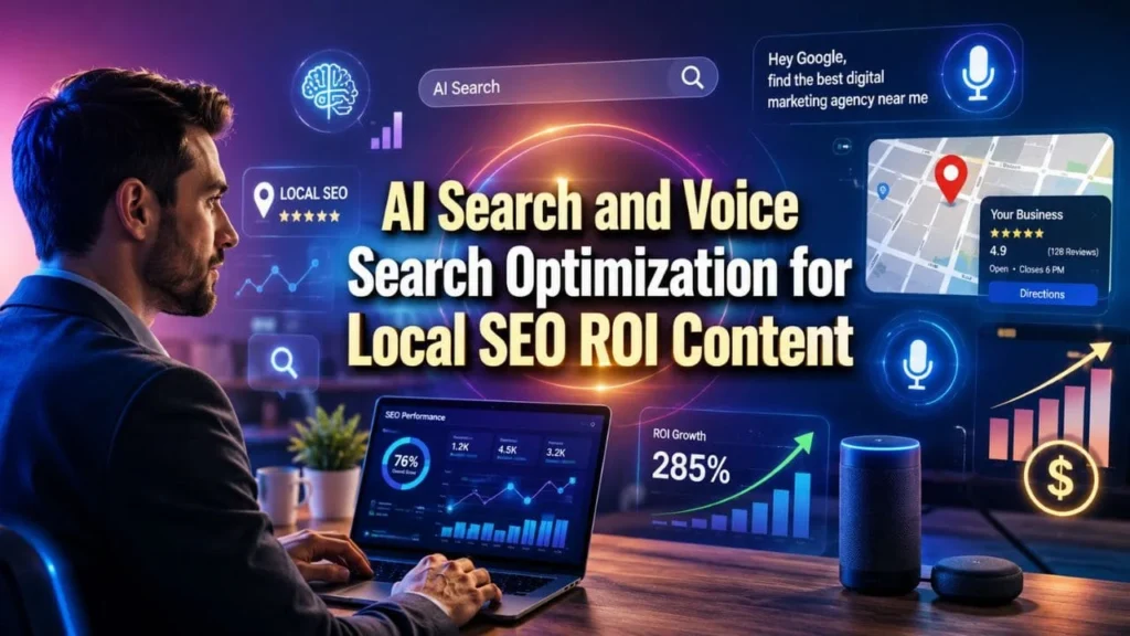 AI Search and Voice Search Optimization for Local SEO ROI Content