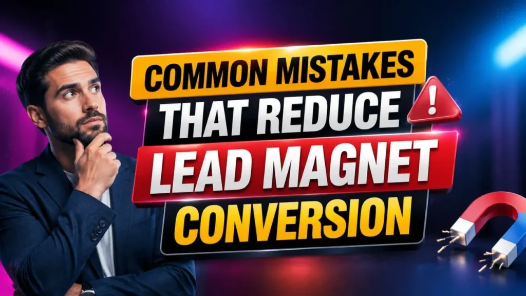 Common Mistakes That Reduce Lead Magnet Conversion