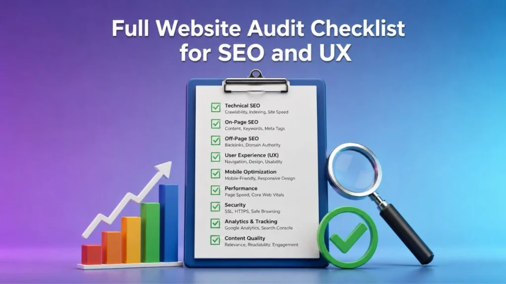 Full Website Audit Checklist for SEO and UX