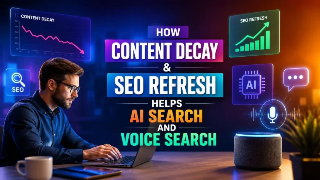 How Content Decay & SEO Refresh Helps AI Search and Voice Search