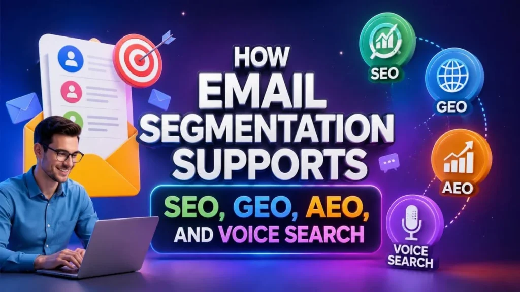How Email Segmentation Supports SEO, GEO, AEO, and Voice Search
