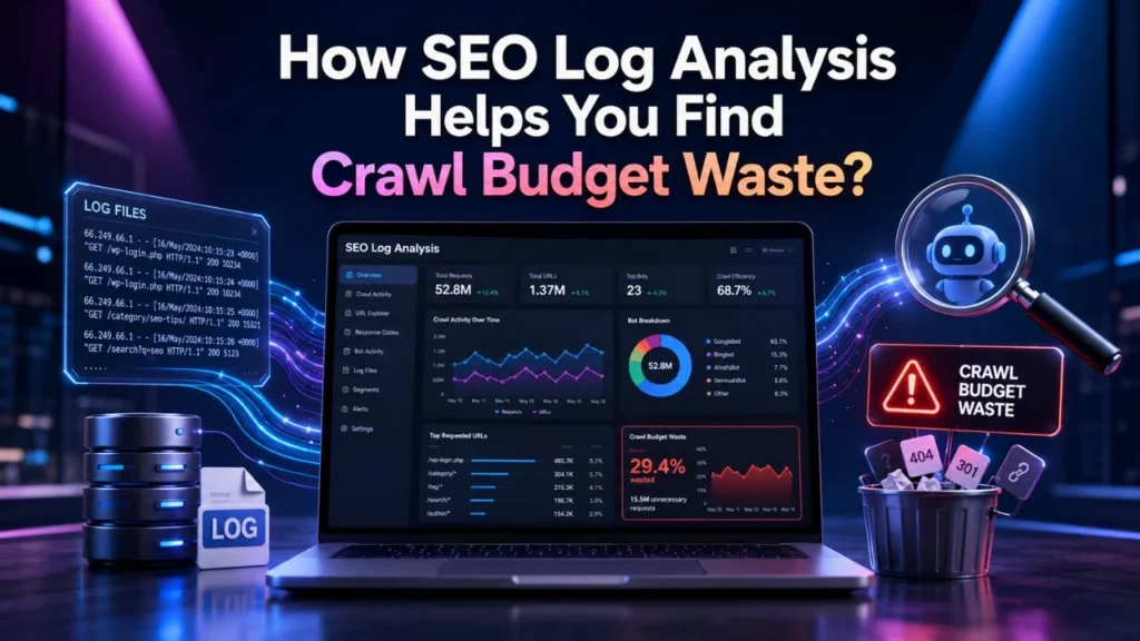 How SEO Log Analysis Helps You Find Crawl Budget Waste?