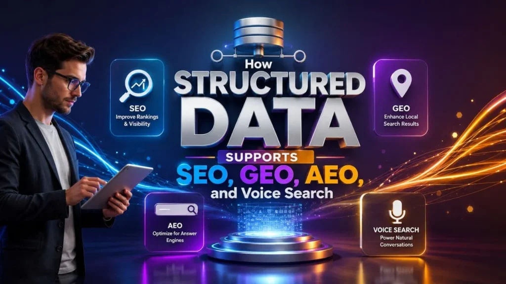 How Structured Data Supports SEO, GEO, AEO, and Voice Search
