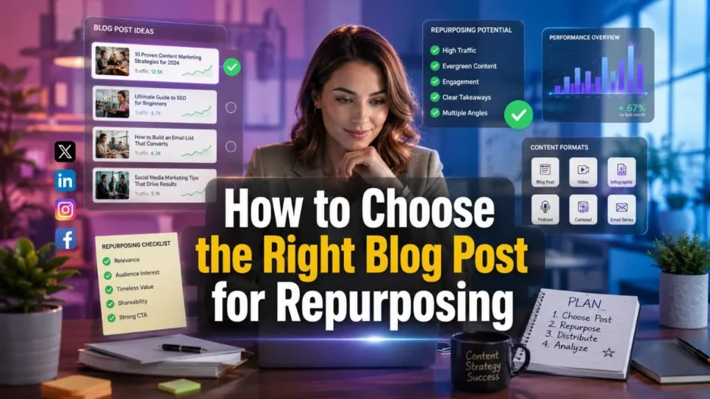 How to Choose the Right Blog Post for Repurposing