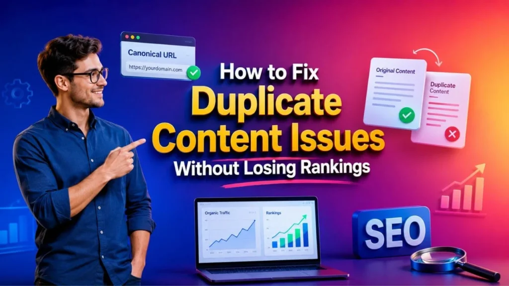 duplicate content fix SEO