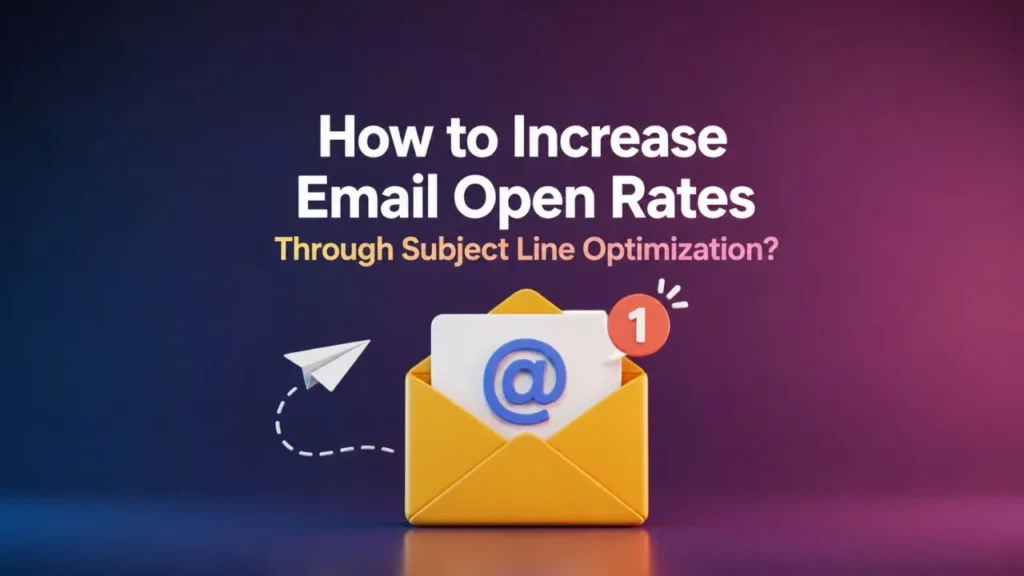 How to Increase Email Open Rates Through Subject Line Optimization?