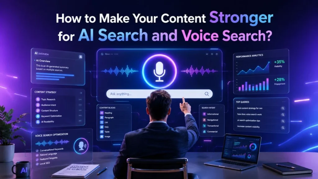 How to Make Your Content Stronger for AI Search and Voice Search?