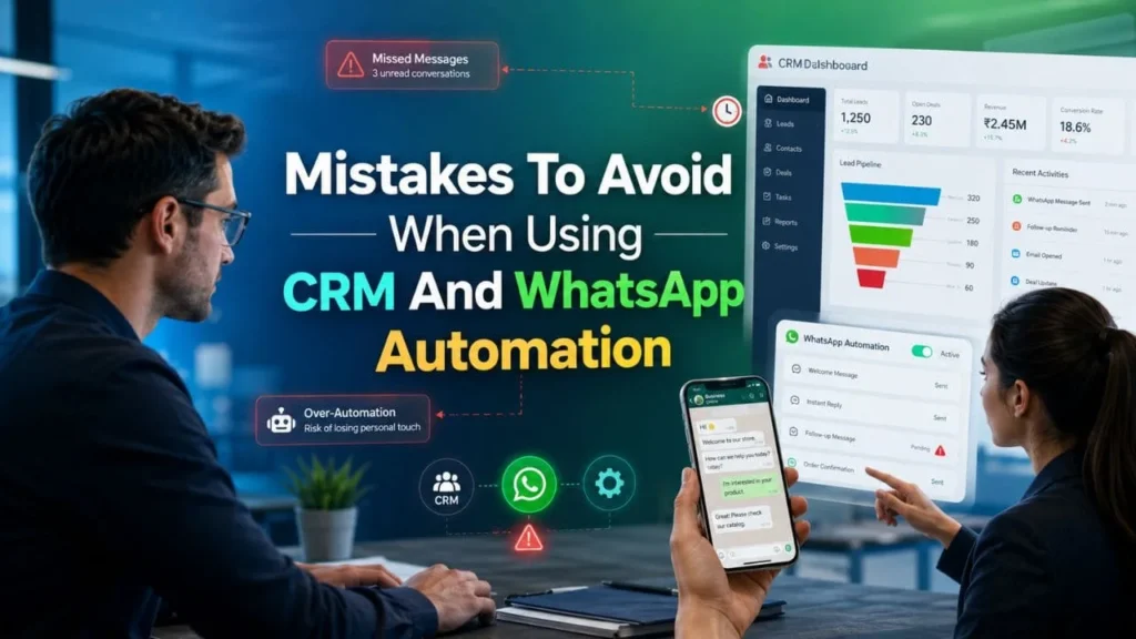 Mistakes To Avoid When Using CRM And WhatsApp Automation