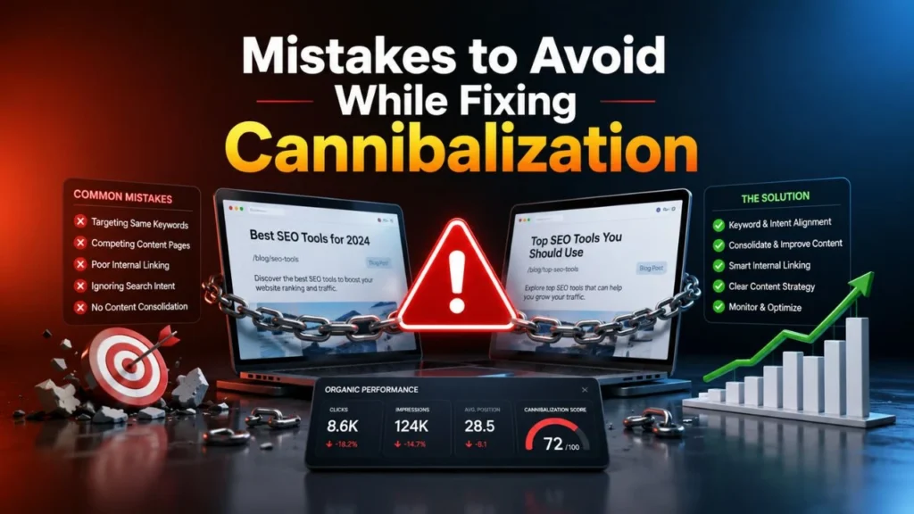 Mistakes to Avoid While Fixing Cannibalization