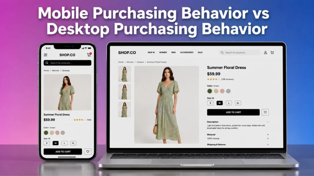 Mobile Purchasing Behavior vs Desktop Purchasing Behavior