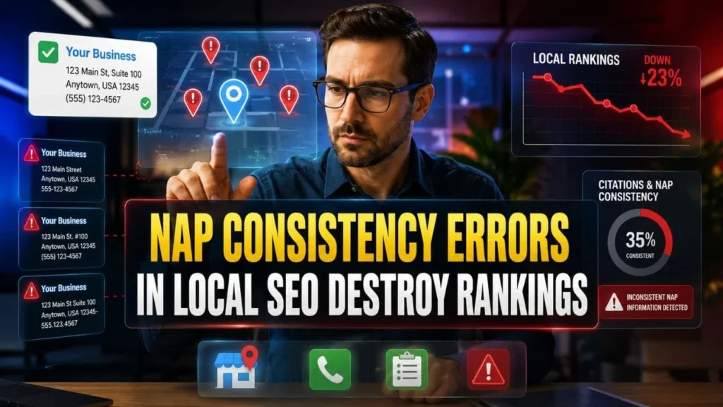 NAP Consistency Errors in Local SEO Destroy Rankings
