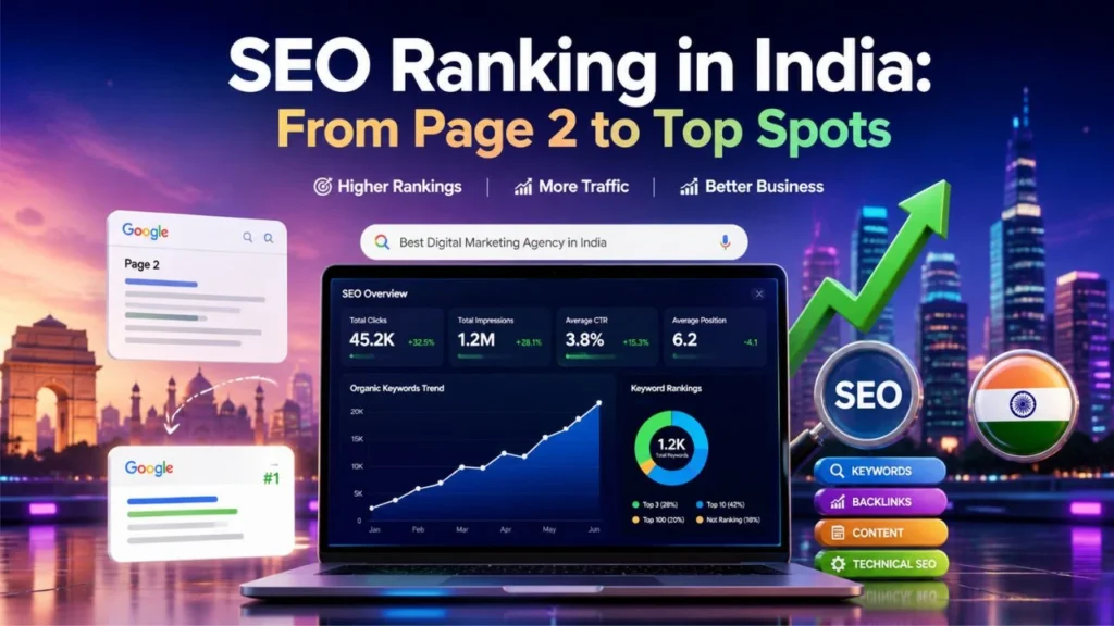 SEO Ranking in India: From Page 2 to Top Spots