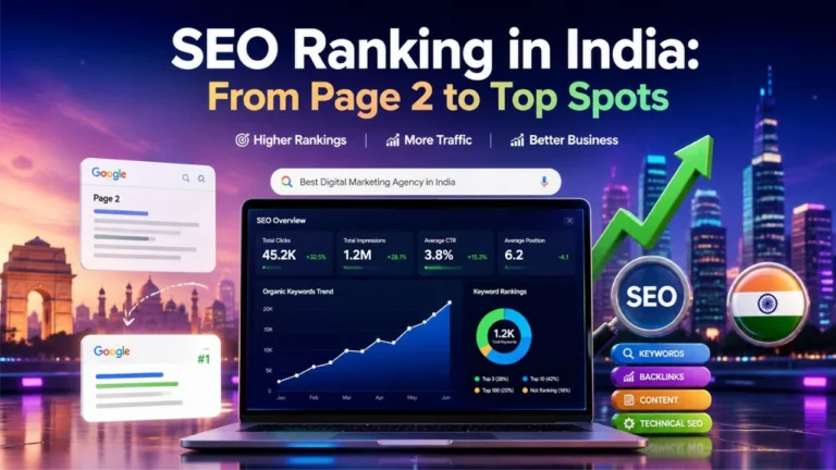 SEO Ranking in India: From Page 2 to Top Spots
