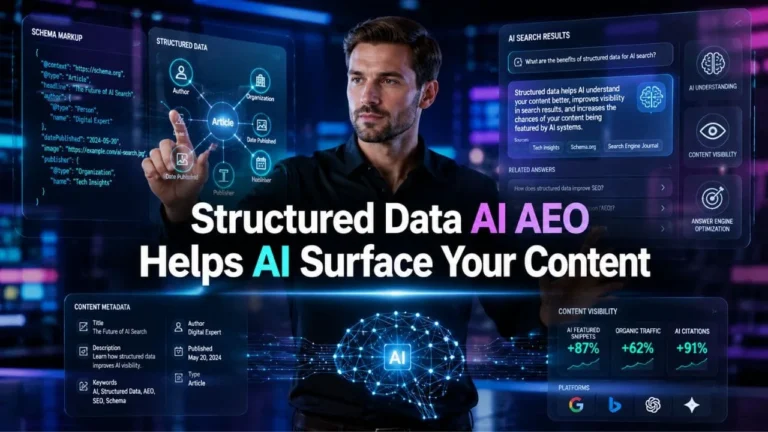 Structured Data AI AEO Helps AI Surface Your Content