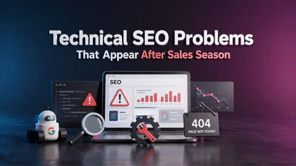 Technical SEO Problems That Appear After Sales Season