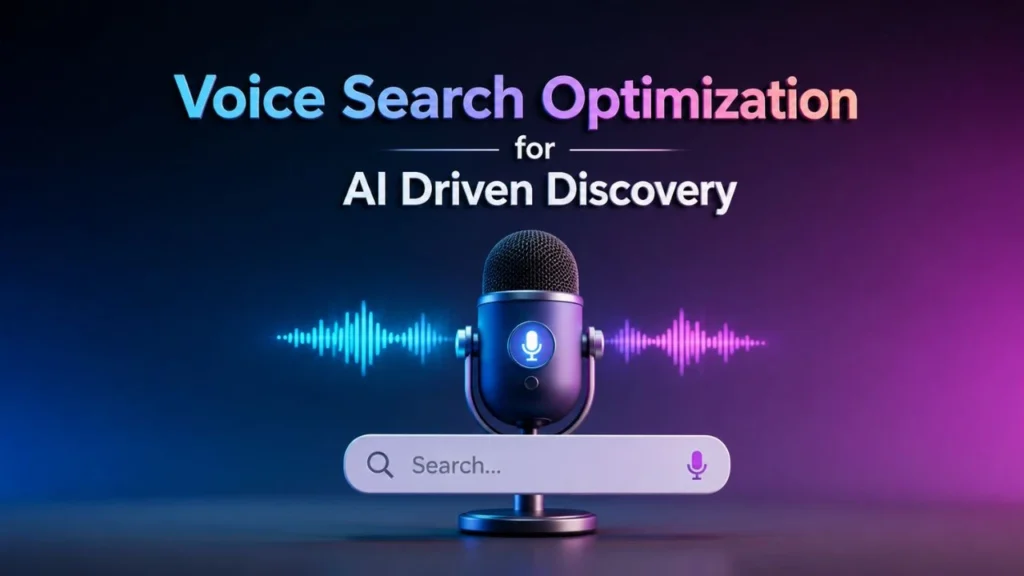 Voice Search Optimization for AI Driven Discovery