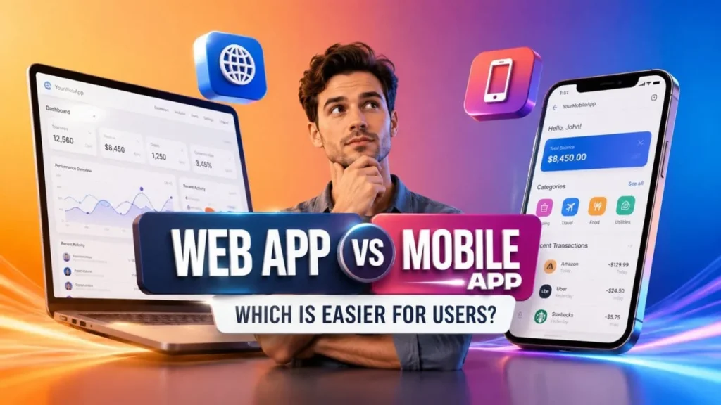 Web App vs Mobile App Which Is Easier for Users