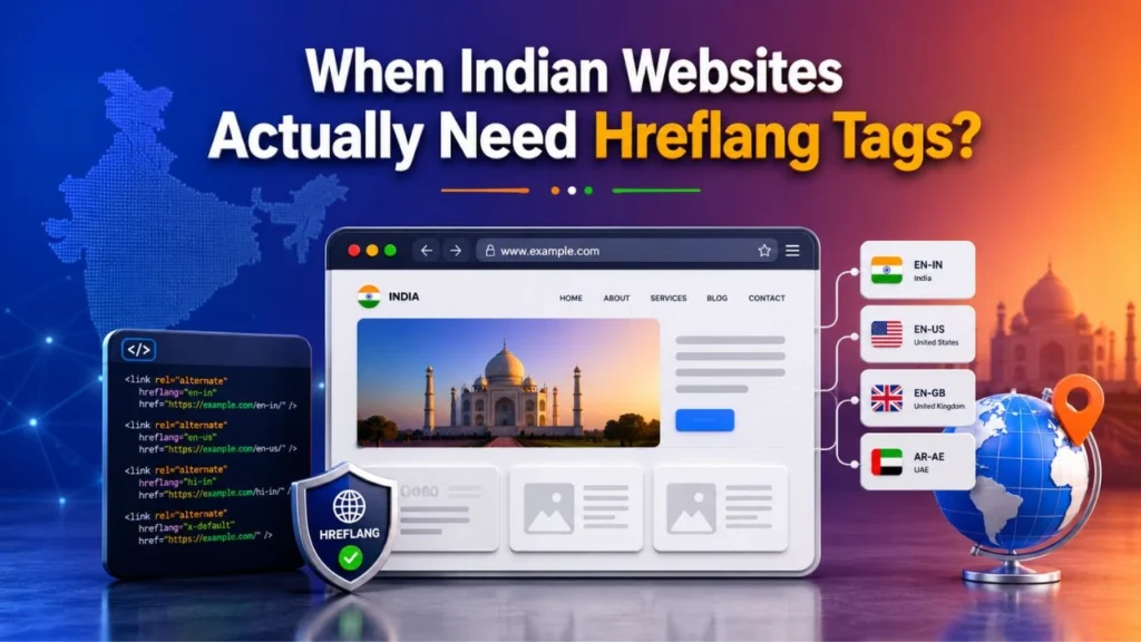 When Indian Websites Actually Need Hreflang Tags?
