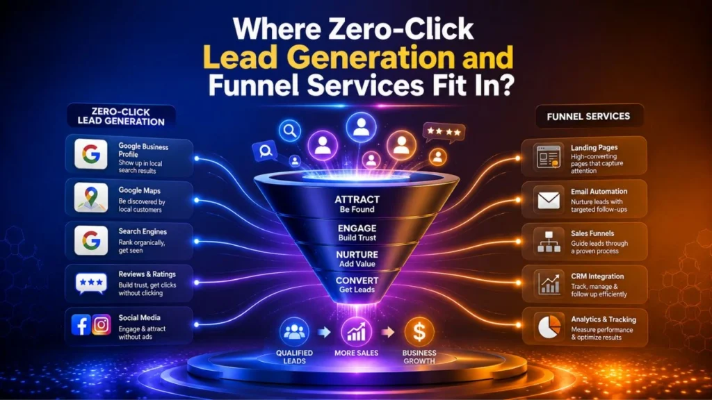 Where Zero-Click Lead Generation and Funnel Services Fit In?