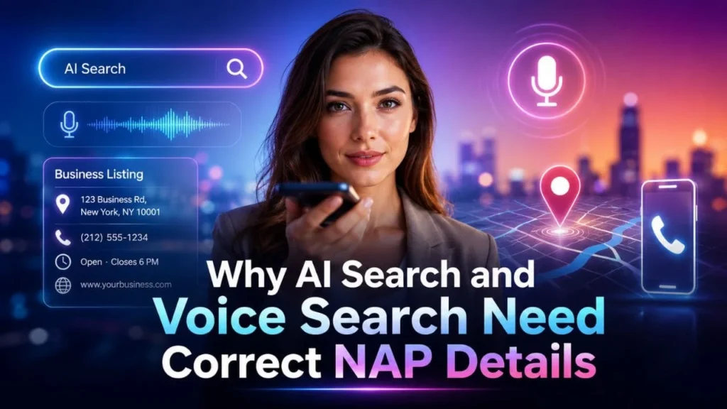 Why AI Search and Voice Search Need Correct NAP Details