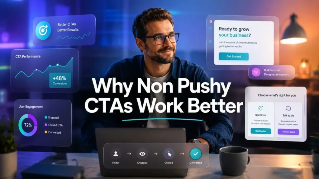 Why Non Pushy CTAs Work Better