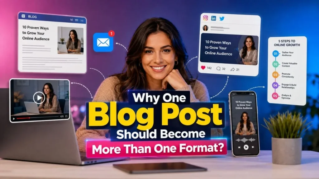 Why One Blog Post Should Become More Than One Format