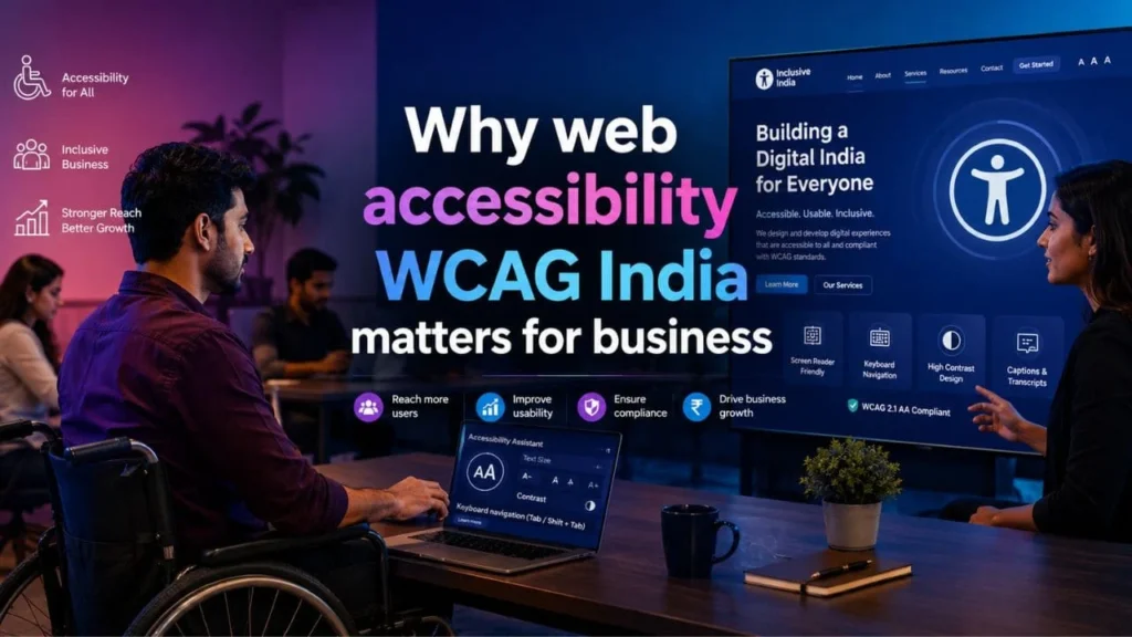 Why web accessibility WCAG India matters for business